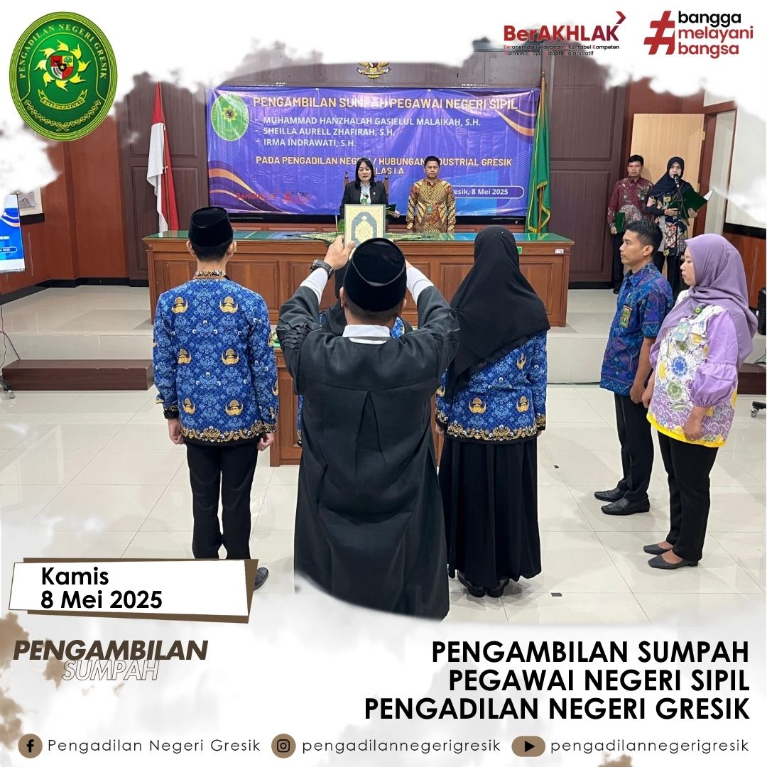 pengambilan-sumpah-pegawai-negeri-sipil-pengadilan-negeri-gresik