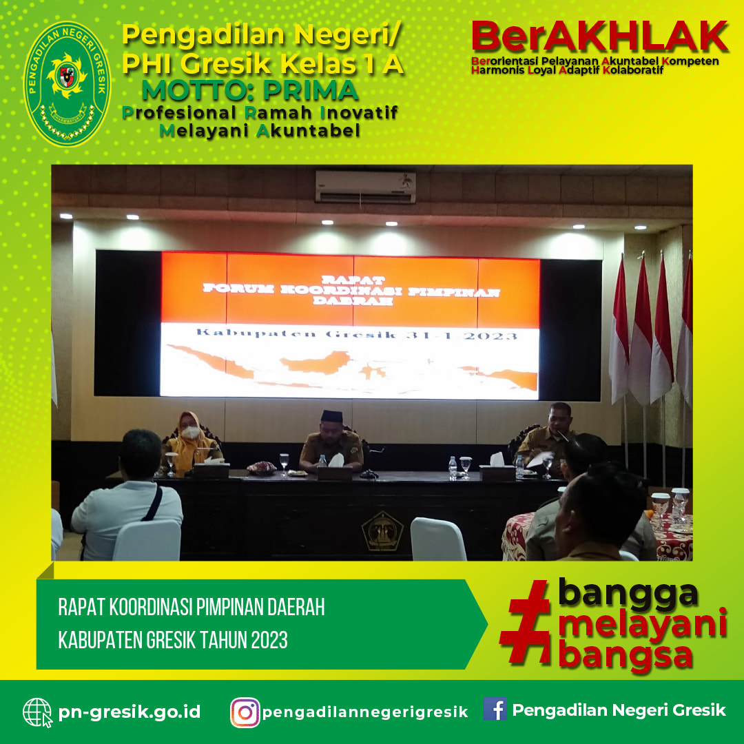 rapat-koordinasi-pimpinan-daerah-kabupaten-gresik-tahun-2023