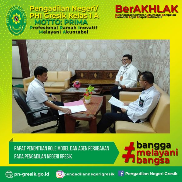 RAPAT PENENTUAN ROLE MODEL DAN TEAM AGEN PERUBAHAN
